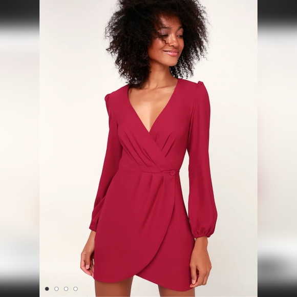 The Fifth Label navy blue wrap mini dress - Picture 7 of 9